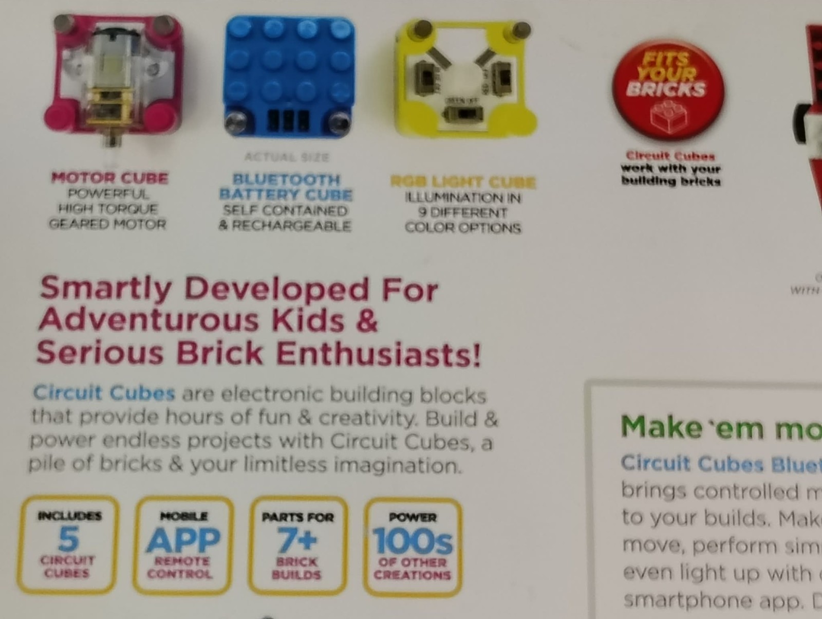 Circuit Cubes Robots Roll Build Bluetooth APP powered Vehicles Kit 165 parts NEW