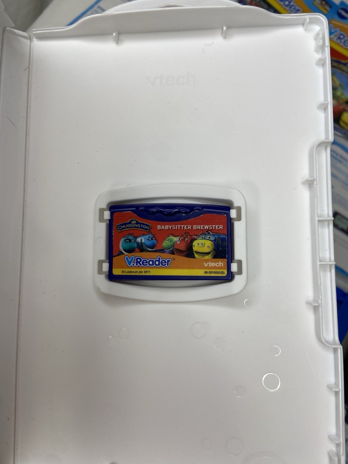 Vtech V.Reader Interactive Learning E-reading System Bundle 3 Games Working Pen