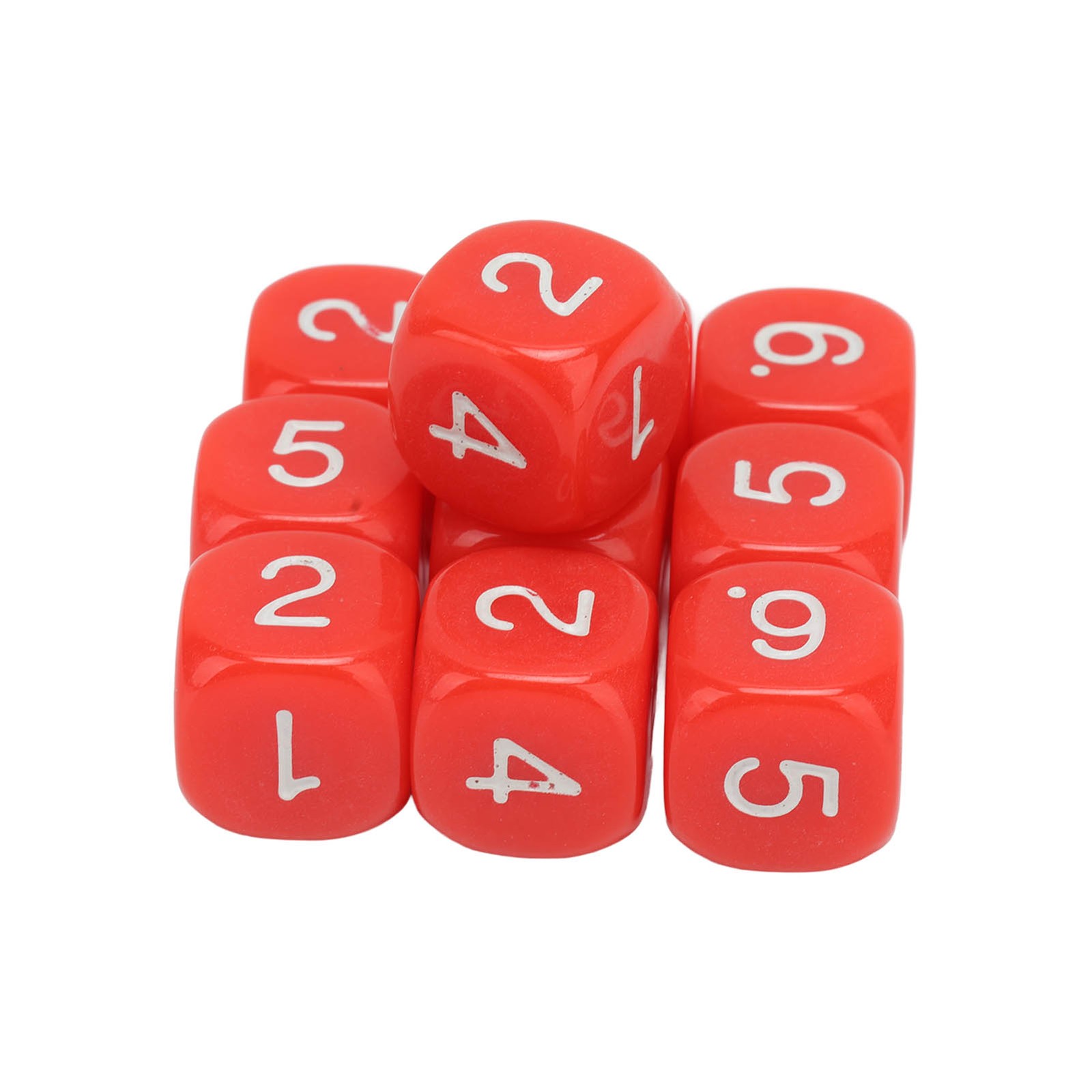 20PCS 6 Sided Board Game Dice Durable Learning Aid For Teaching