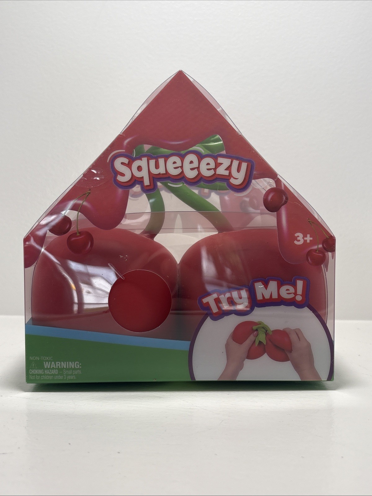 NEW Squishy Sunny Days Toymendous Cherries 5.5 Inch Squeezy Cherry Rare Viral 🍒