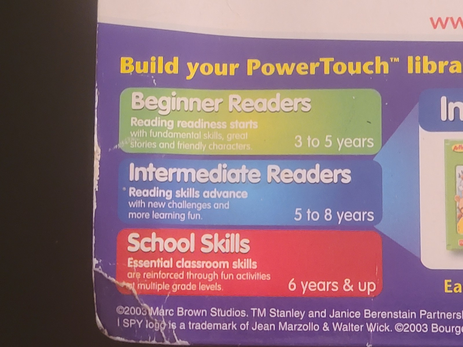 FACTORY SEALED Fisher Price “Arthur’s Talent Show” POWER TOUCH Book & Cartridge