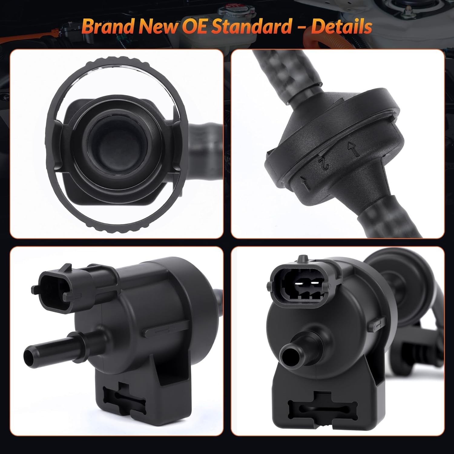 55573017 911-409 Vapor Canister Purge Valve Solenoid EVAP Compatible with Chevy