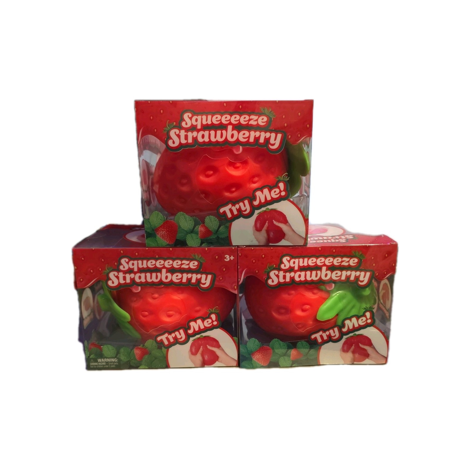 Sunny Days Jumbo Squeezy Strawberry Squishy Toy Stress Relief Viral TikTok