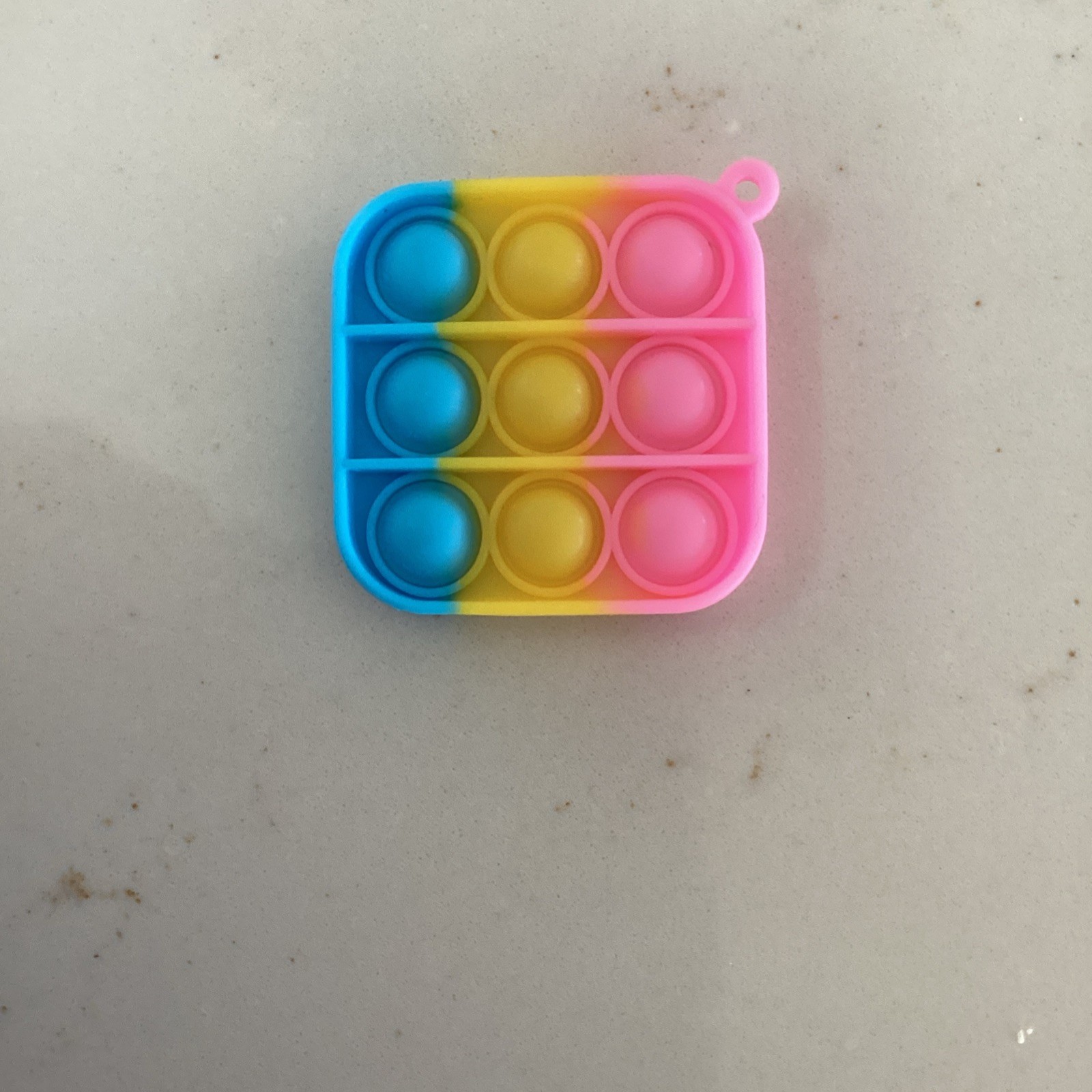Set of 3 Square Pop-It Fidget Sensory Toys Multicolor Tactile Ages 4-11 Years