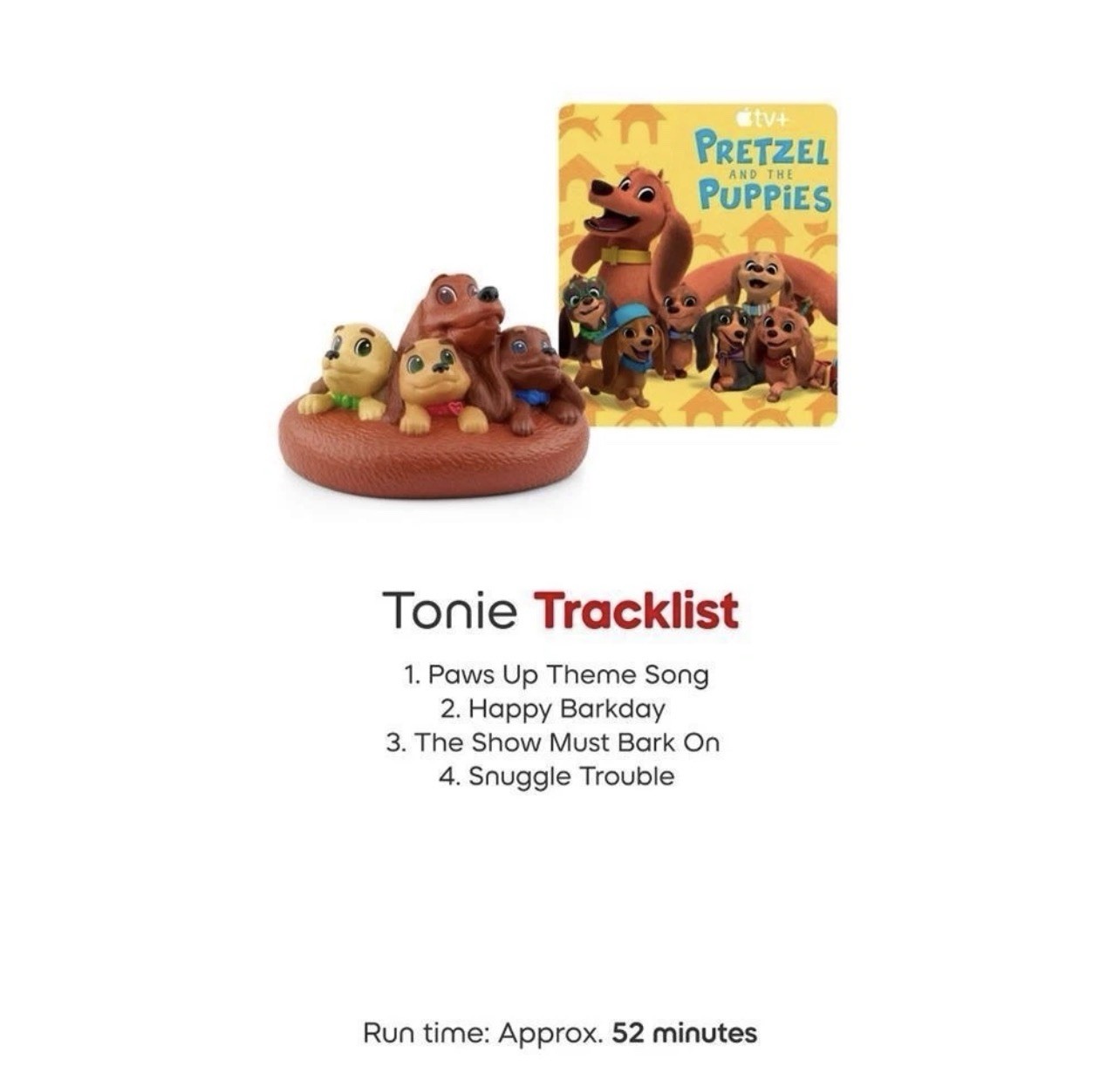 Tonies Pretzel and the Puppies Tonies Audio Character/ Brand New Sealed