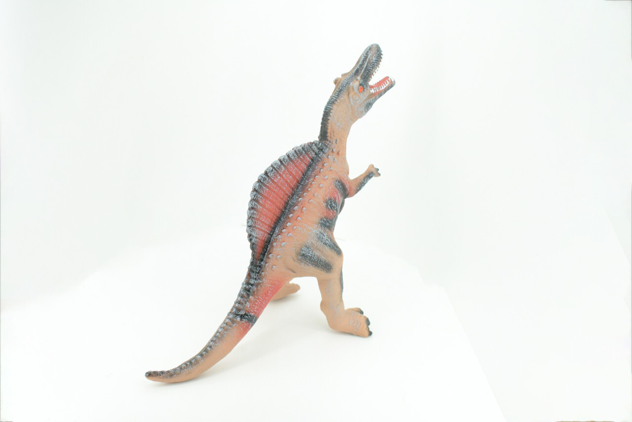Spinosaurus Toy Sail-back Dinosaur Soft Rubber Model Gift 15 Inches AR01 B300