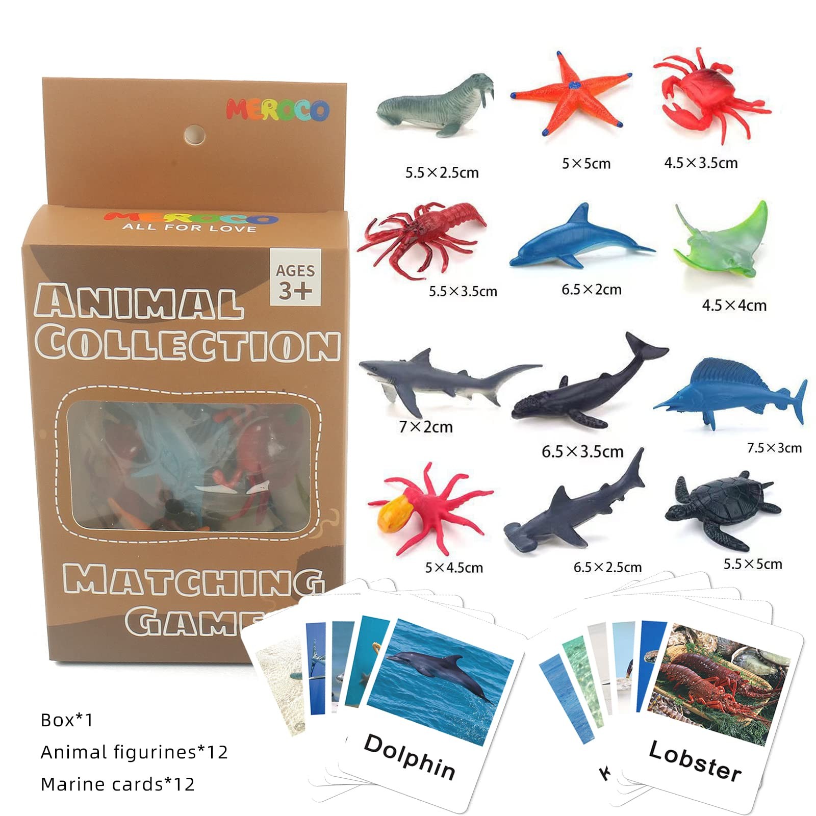 Montessori Animal Match Game Cards Marine Animal Matching Montessori Language…