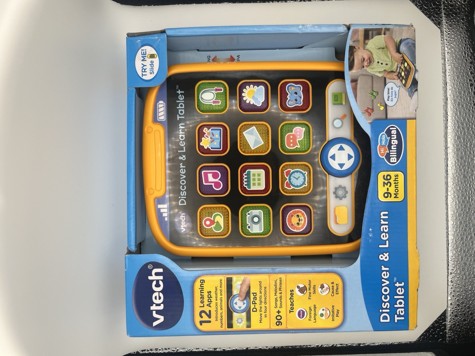 VTech Discover & Learn Tablet Bilingual for Ages 9-36 Months