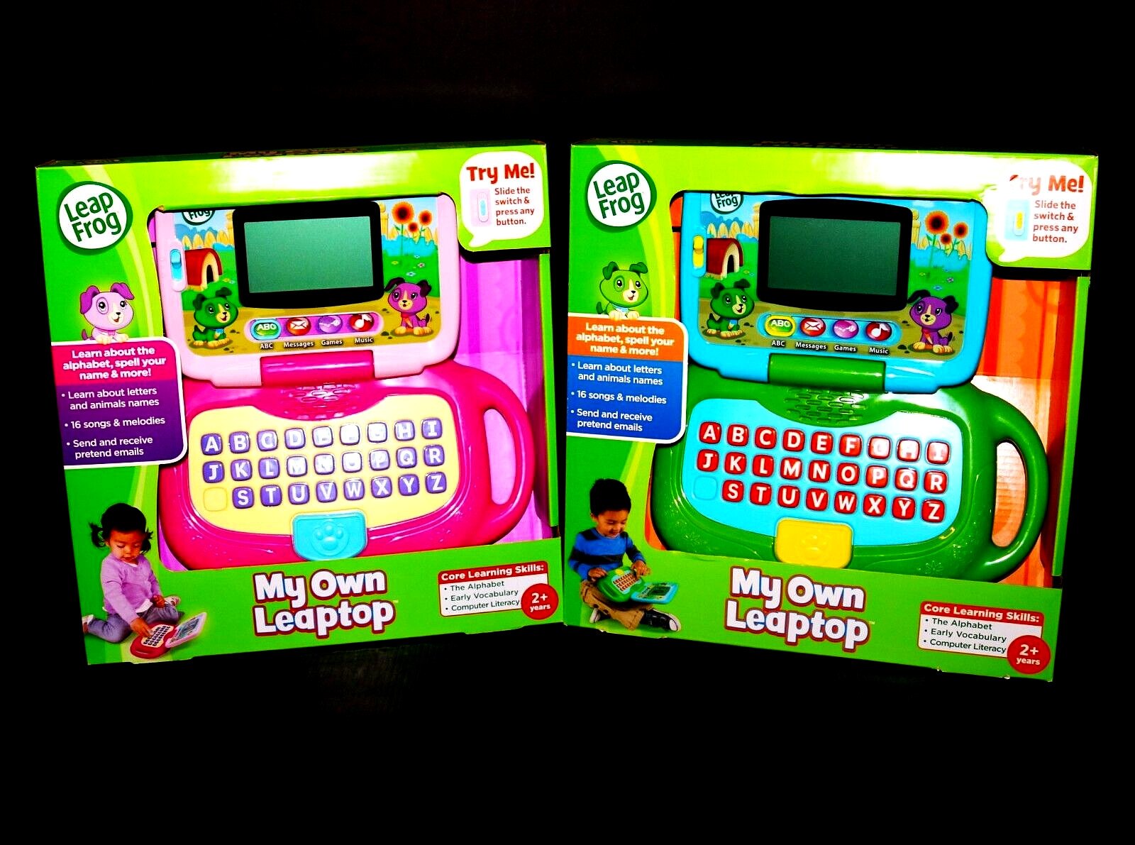 LeapFrog: My Own Leaptop – Pink & Green Options for Core Learning **Brand New**