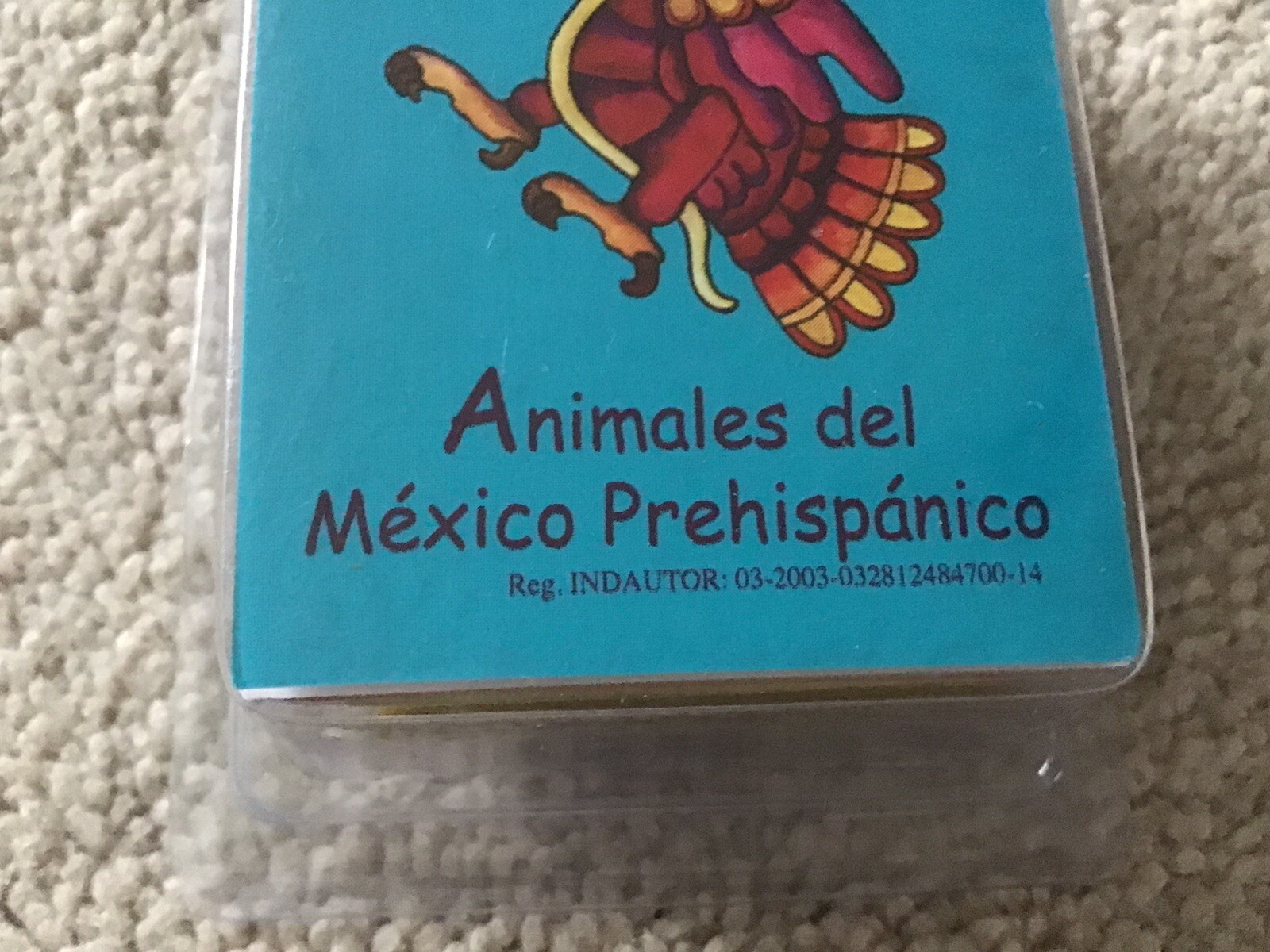 Memorama Animals of Pre-Hispanic Mexico 64 Cards Memory Matching Game in Case