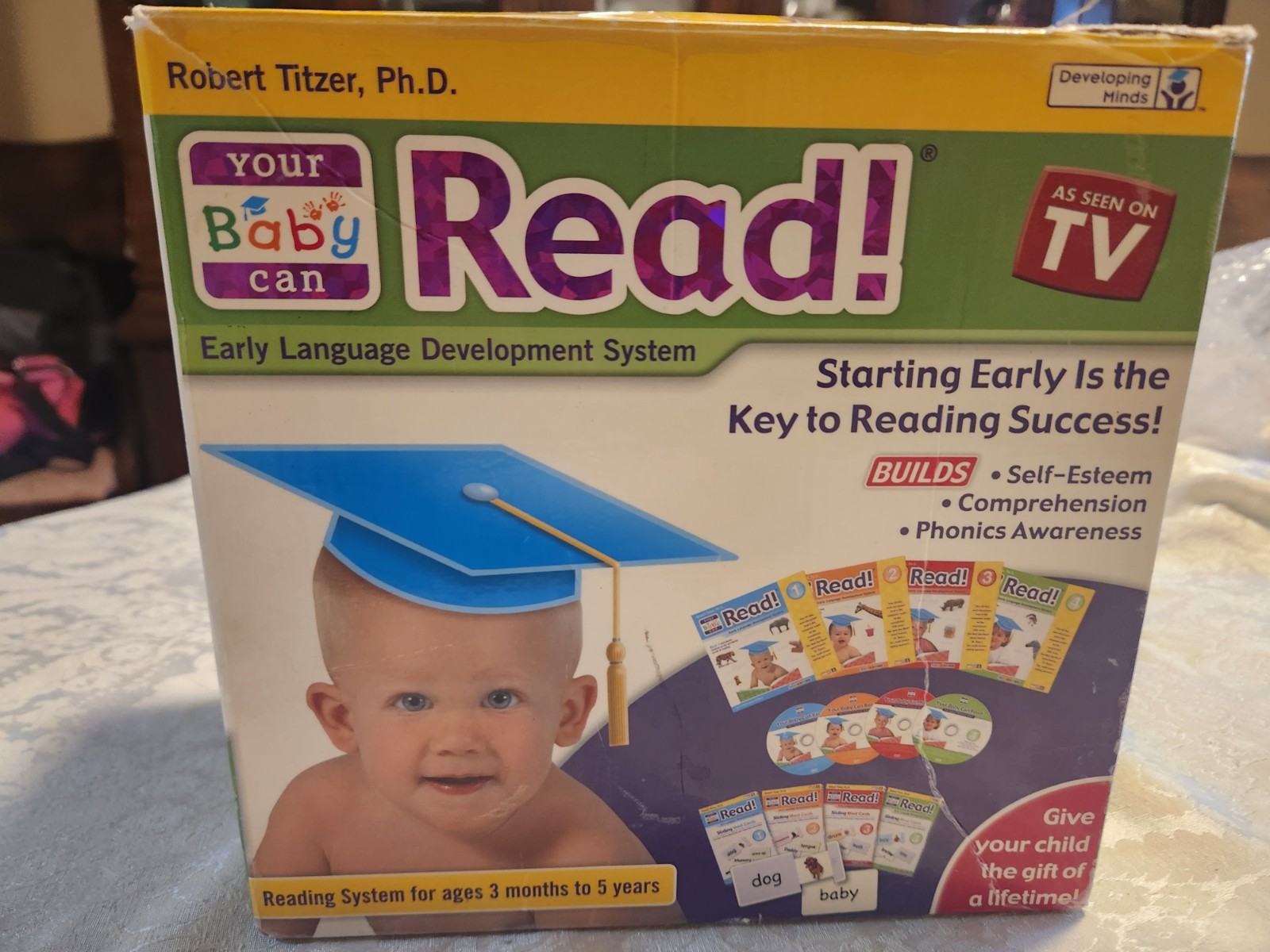 Your Baby Can Read Complete Early Language System 3 Months-5 Years DVDs Books