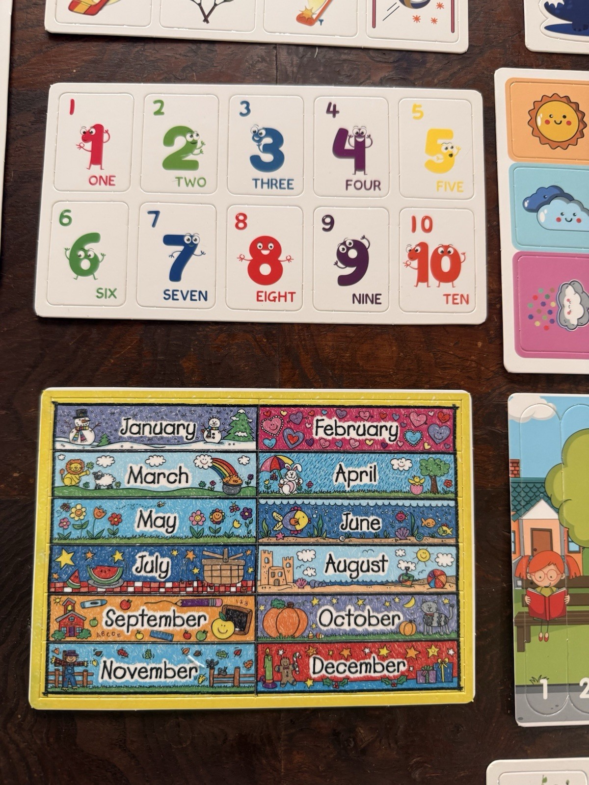 Montessori Preschool Learning Board Set