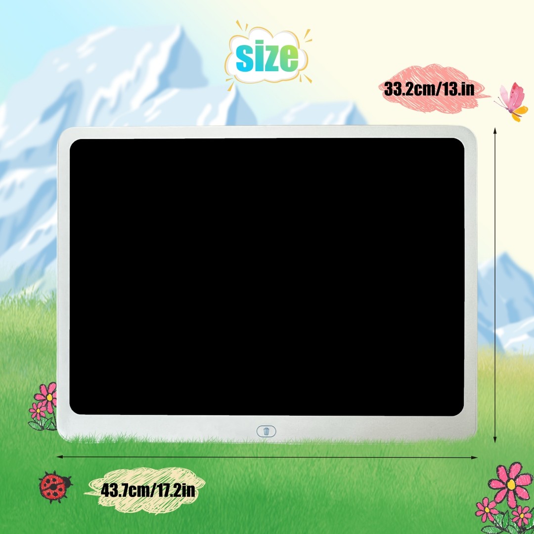 20 Inch Colorful LCD Writing Tablet for Kids Toddler Doodle Drawing Pad