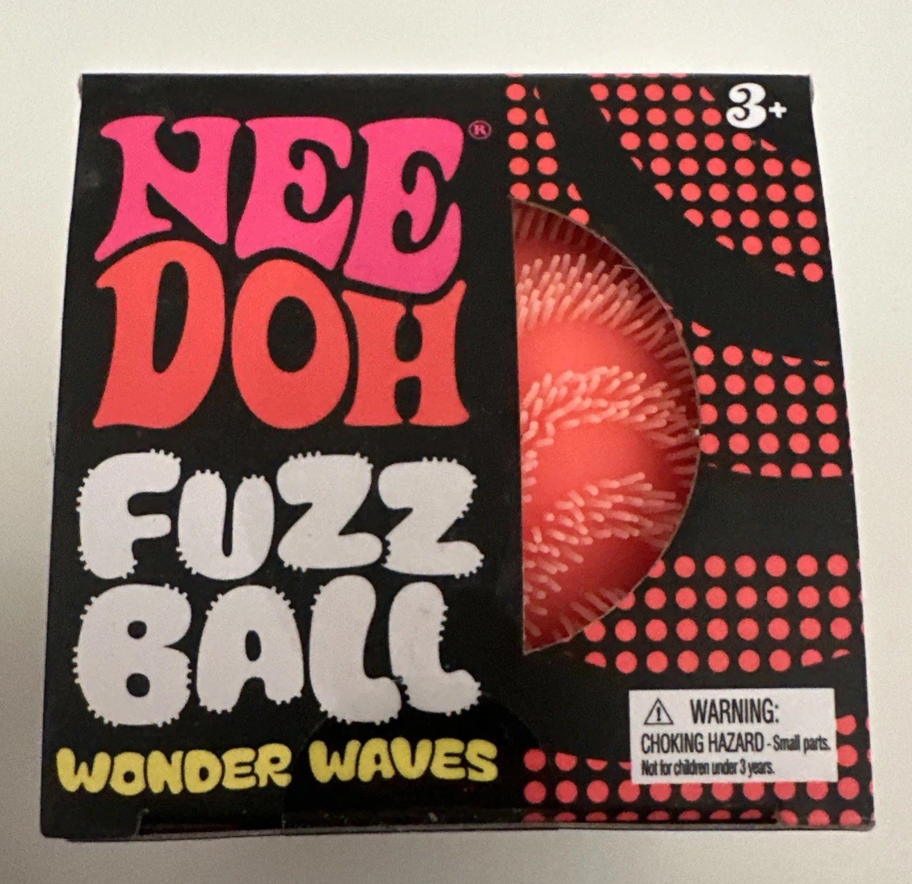Needoh Wonder Waves RARE Orange Fuzzball New Squishy Toy Authentic Tiktok Viral