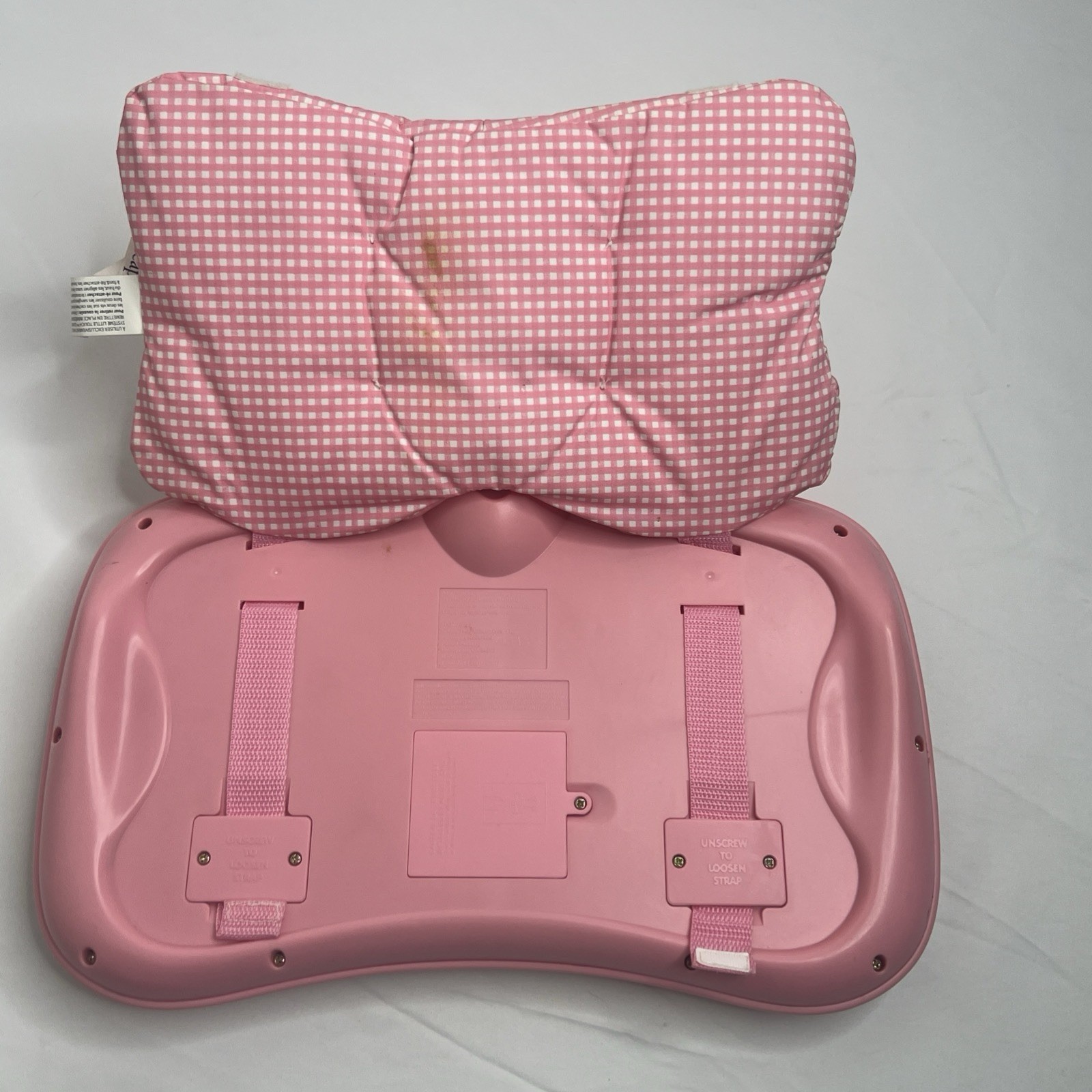 Leap Frog Little Touch Pink Leap Pad with Pillow WORKS NO GAME INCLUDED
