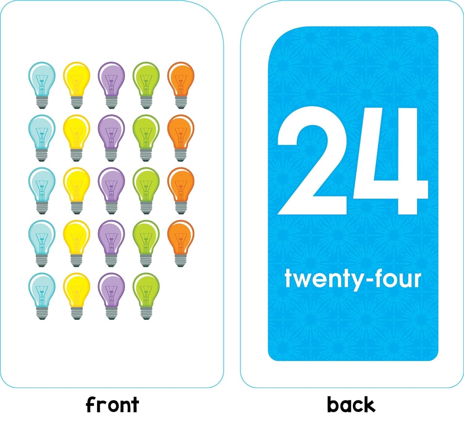 School Zone Numbers Flash Cards: Toddler, Preschool, Kindergarten, Learn Math, A