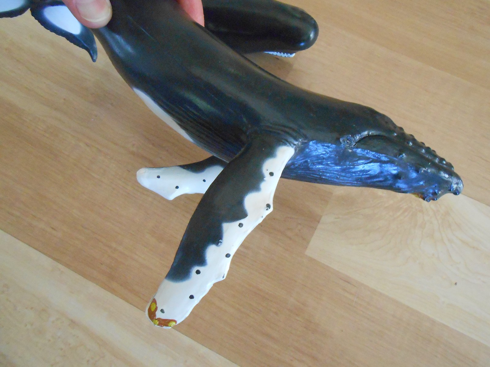 1991 Safari Rubber Humpback Whale 1992 Sperm & Calf Monterey Bay Aquarium