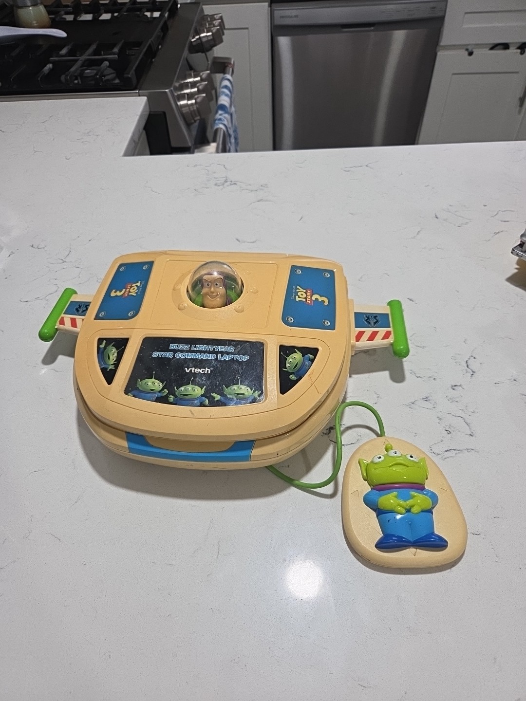 Buzz Lightyear Vtech Star Command Laptop Pixar Toy Story 3 WORKS