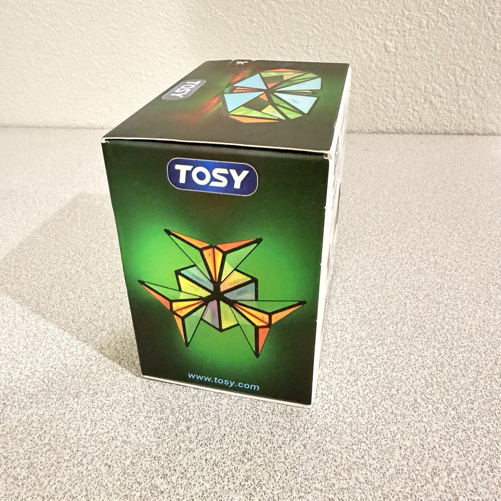 TOSY Magnet Pyramid Glow 1 Cube Transforms 1 Billion Shapes UV Butterfly Puzzle!
