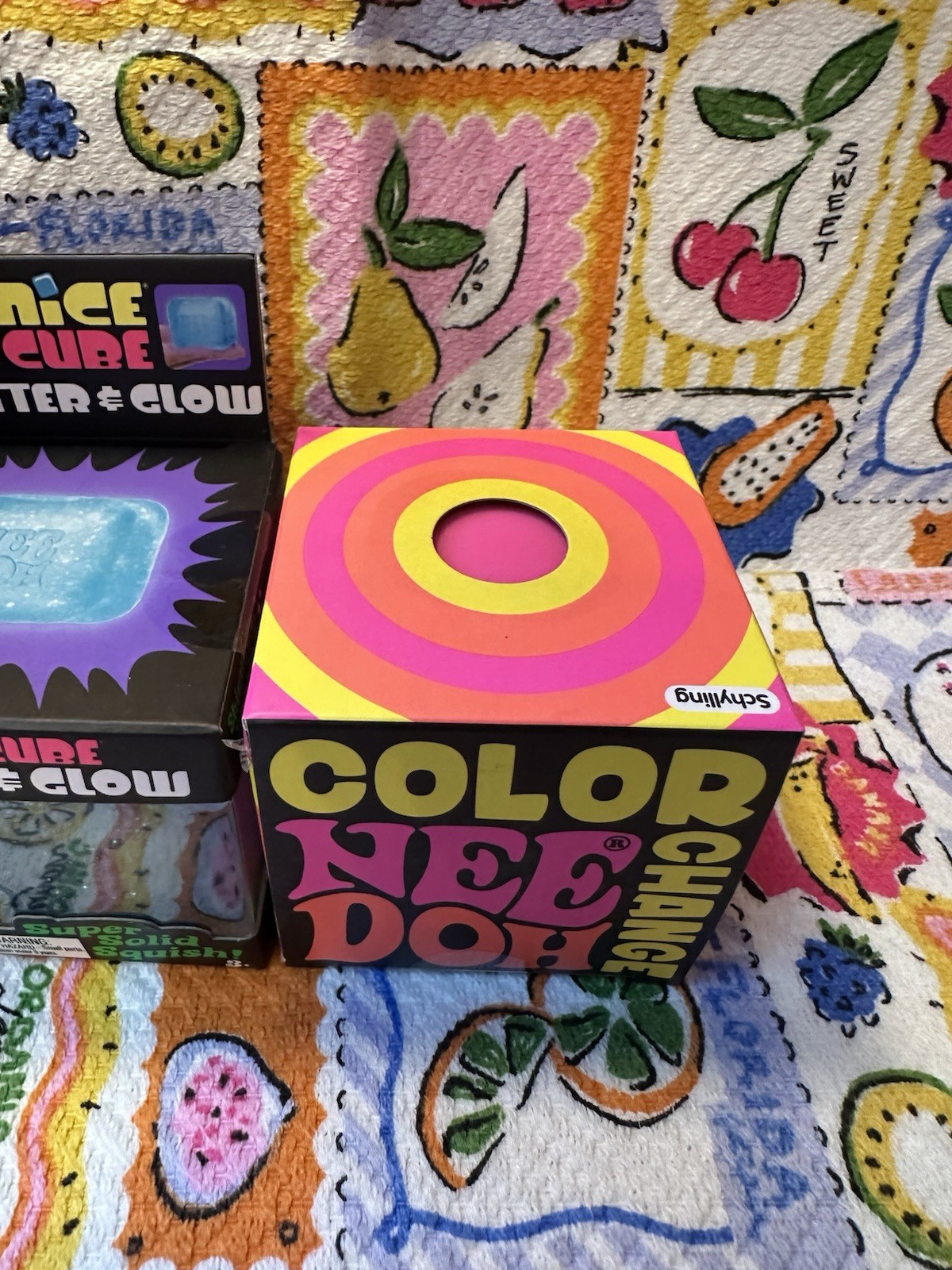NEW❤️NeeDohs🍊Cream Cone🍦,🦋Glitter Glow🧡Glow Dark🌸Color Change+Swirlie Egg