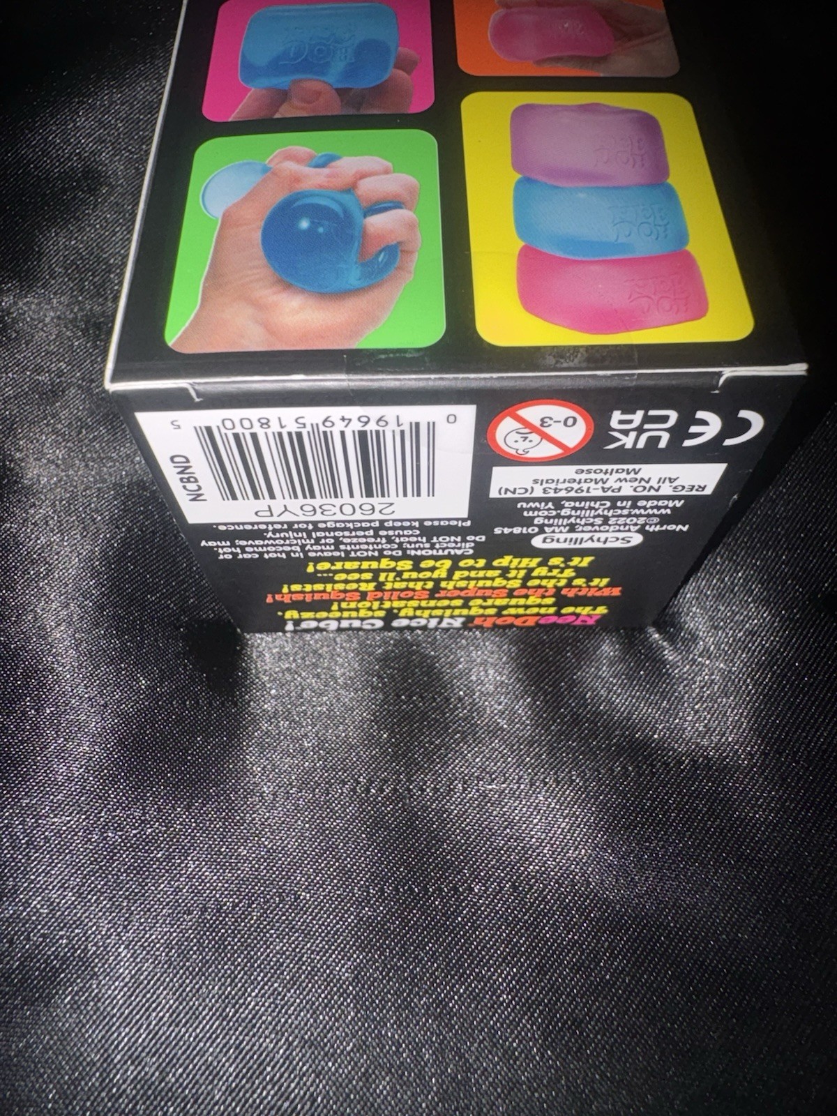 New Nee Doh Nice Cube Pink Super Solid Squish