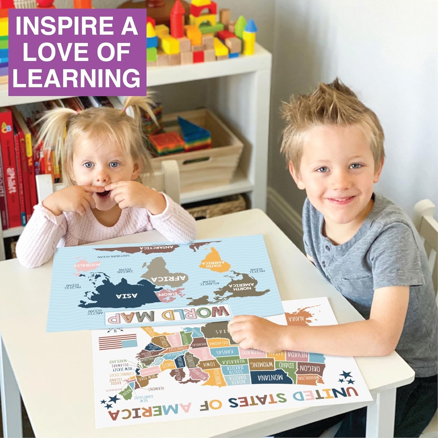 16 Educational Posters for Toddlers 1-3 – Learning Poster for Kids Ages 3-5, …