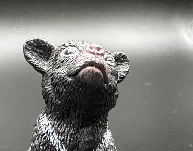 YOWIE Asian Black Bear Australian Collectible Mini Figurine Baby Animals Series