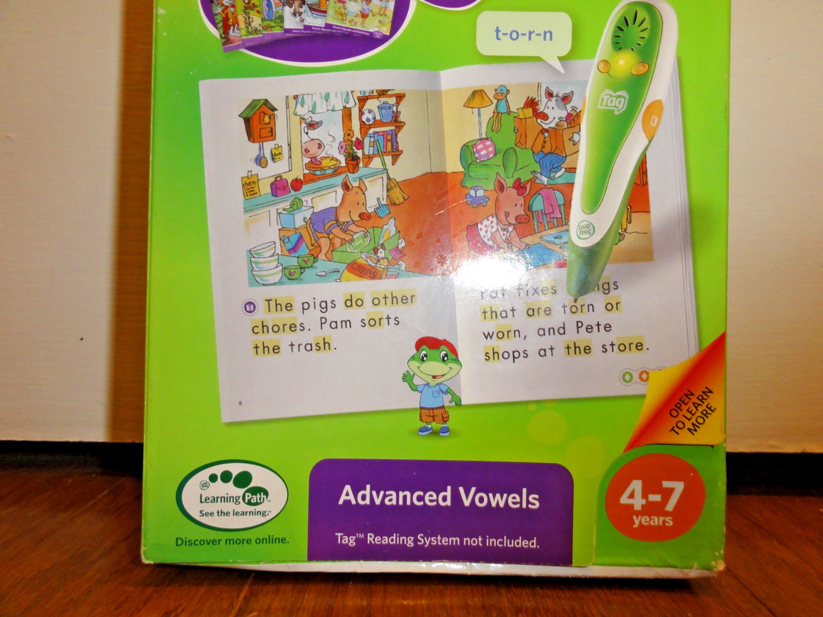 Leap frog, Learning to read, Book set 4, Advanced Vowels. 4 – 7 years, 6 books