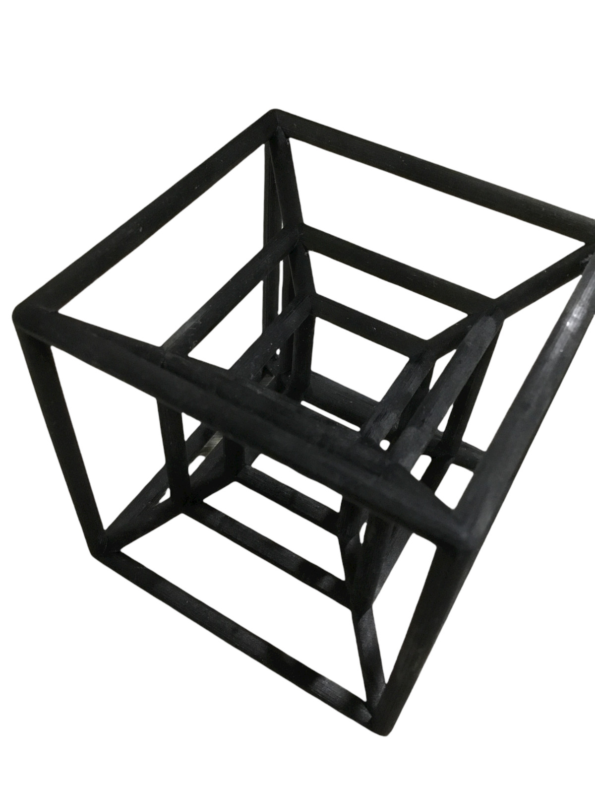 Tesseract Four Dimensional Hypercube Shape Math Geometry Educational Gift