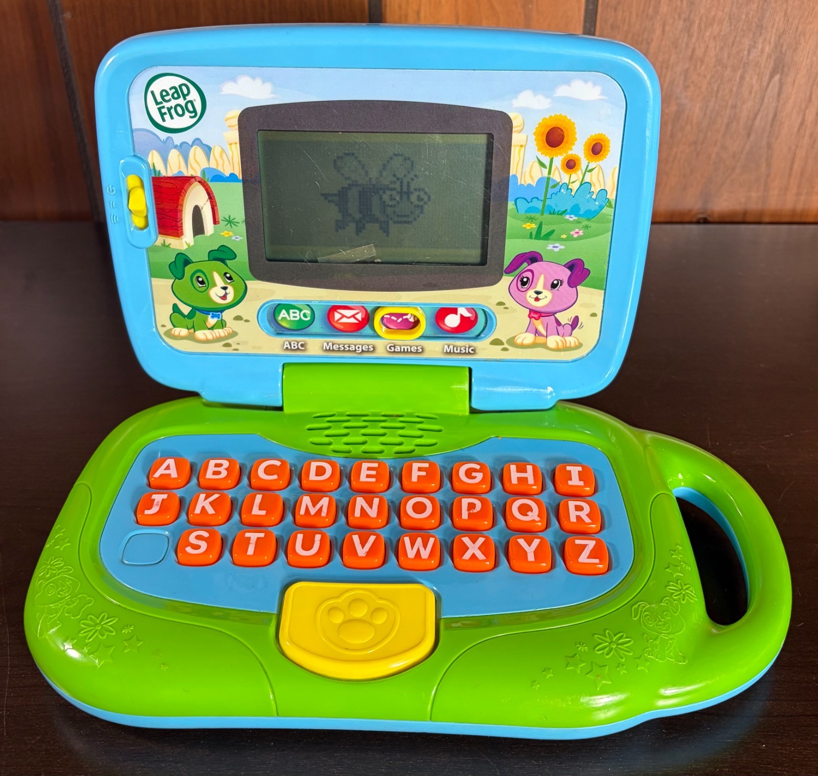 LeapFrog My Own Leaptop – Green/Blue – Works Good