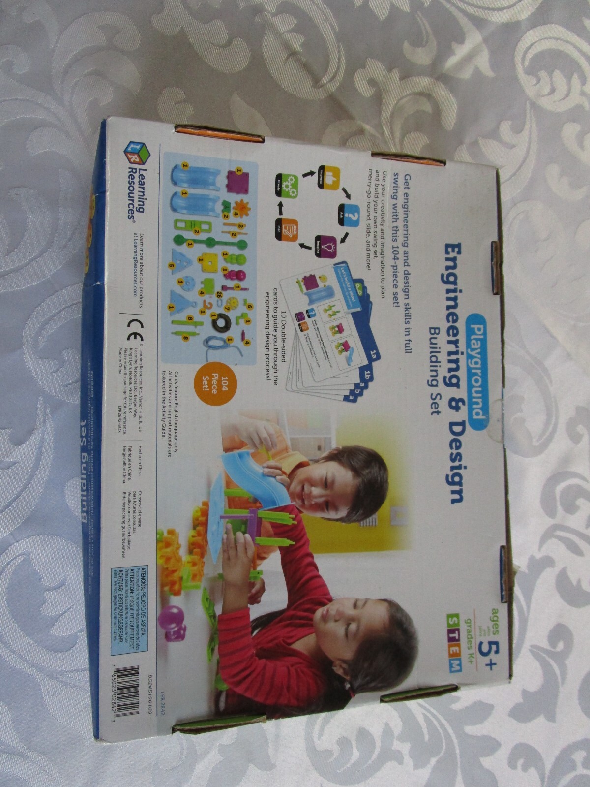 Learning Resources Playground Engineering Design 104 Piece STEM Set NEW