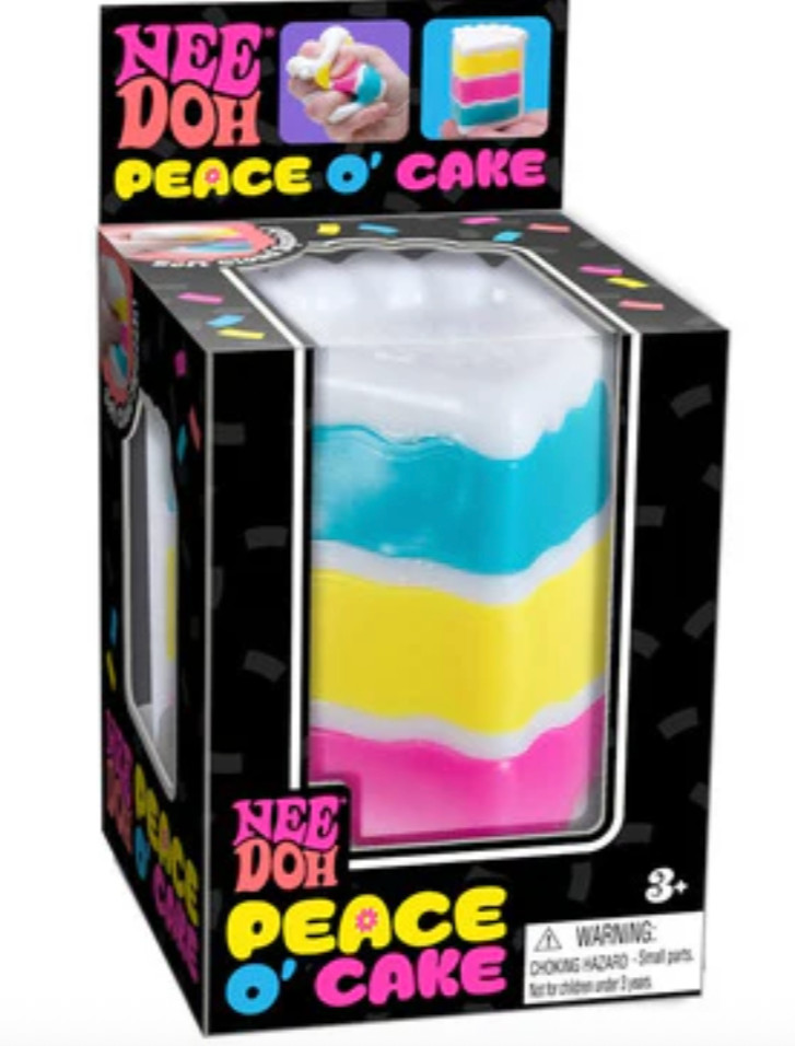 NIB Needoh Peace O’ Cake Multi-Color Sensory Toy for Kids Ages 4+ – ON HAND