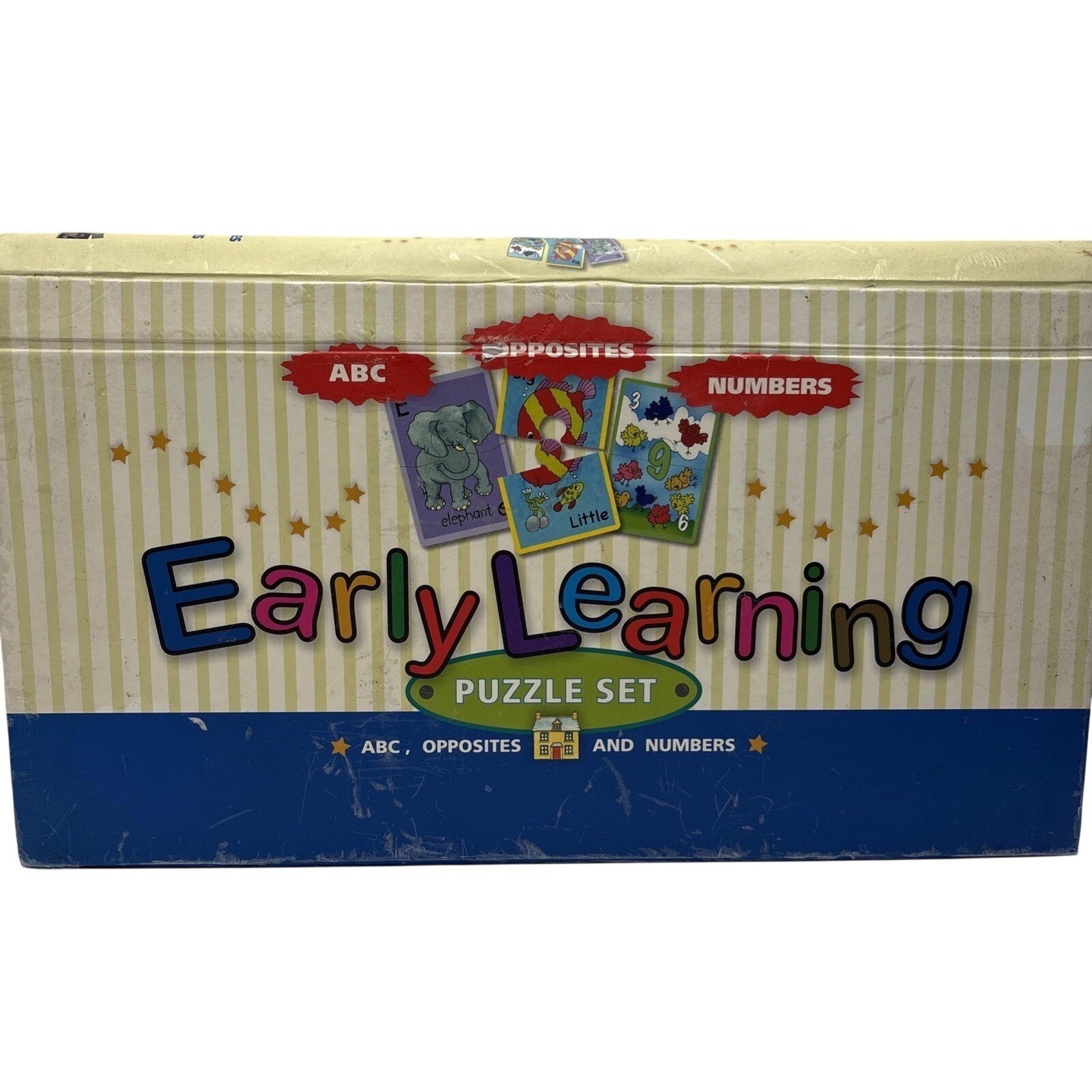 Easy Learning Flashcard Puzzles Language & Math Fun Learning! Pre- Owned