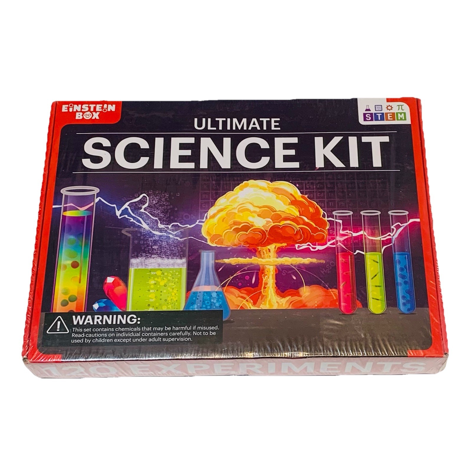 Einstein Box Ultimate Science Kit Stem 120 Experiments Ages 8 and Up New Sealed