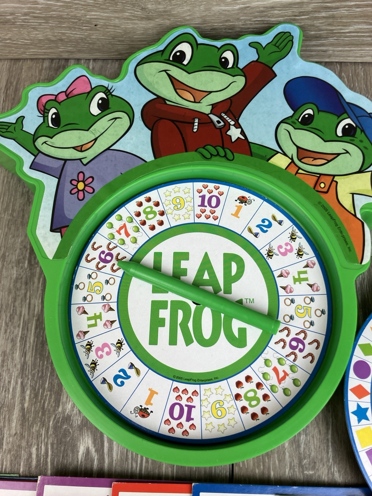 Leap Frog Bingo Learning Game Shapes Animals Numbers