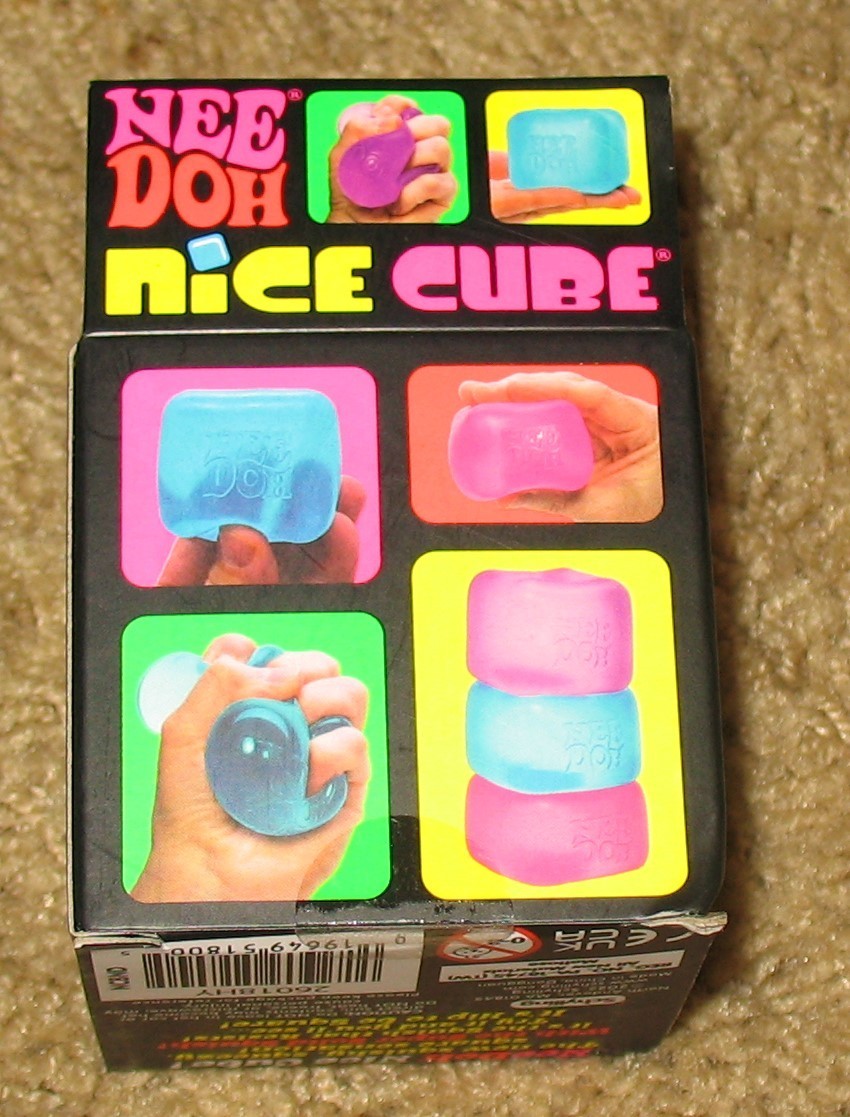 NEEDOH FUZZ BALL & NICE CUBE, LOT OF 2