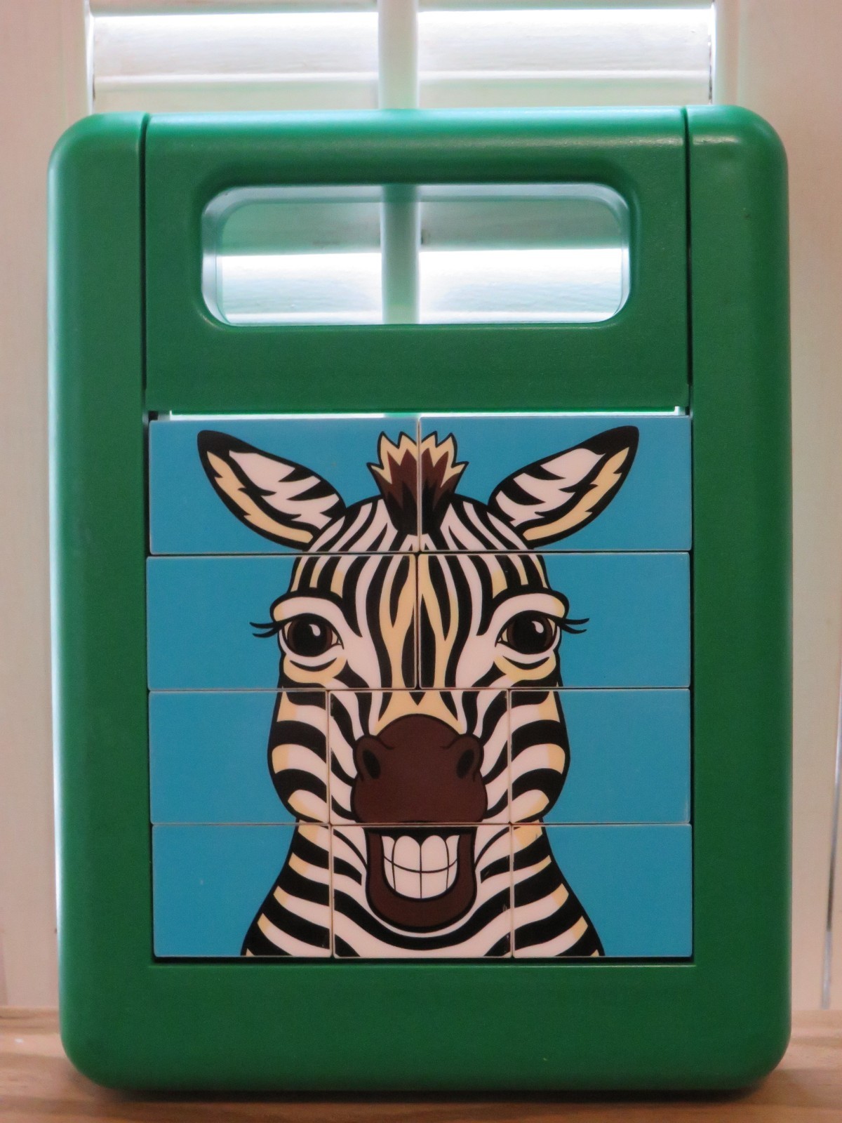 Schylling MIX OR MATCH Animal Puzzle 2004 Leisen ~ Zebra ~ Giraffe ~ Tiger