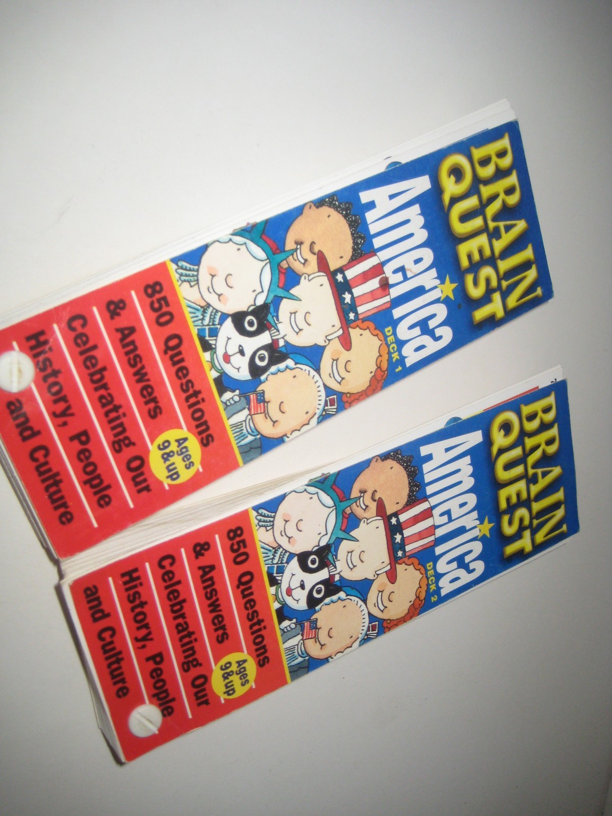 Brain Quest 2 pack/ America/ history people culture/ summer car fun