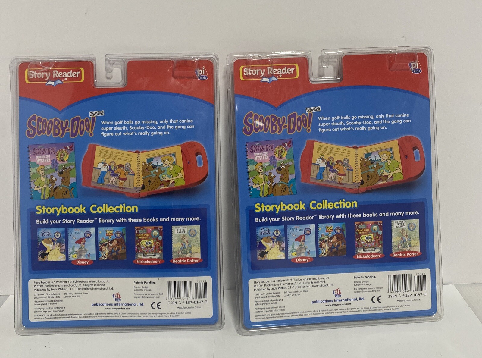 Story Reader Storybook w/ Cartridges Lot /NEW! Dora, Scooby-Doo, Pooh/Read