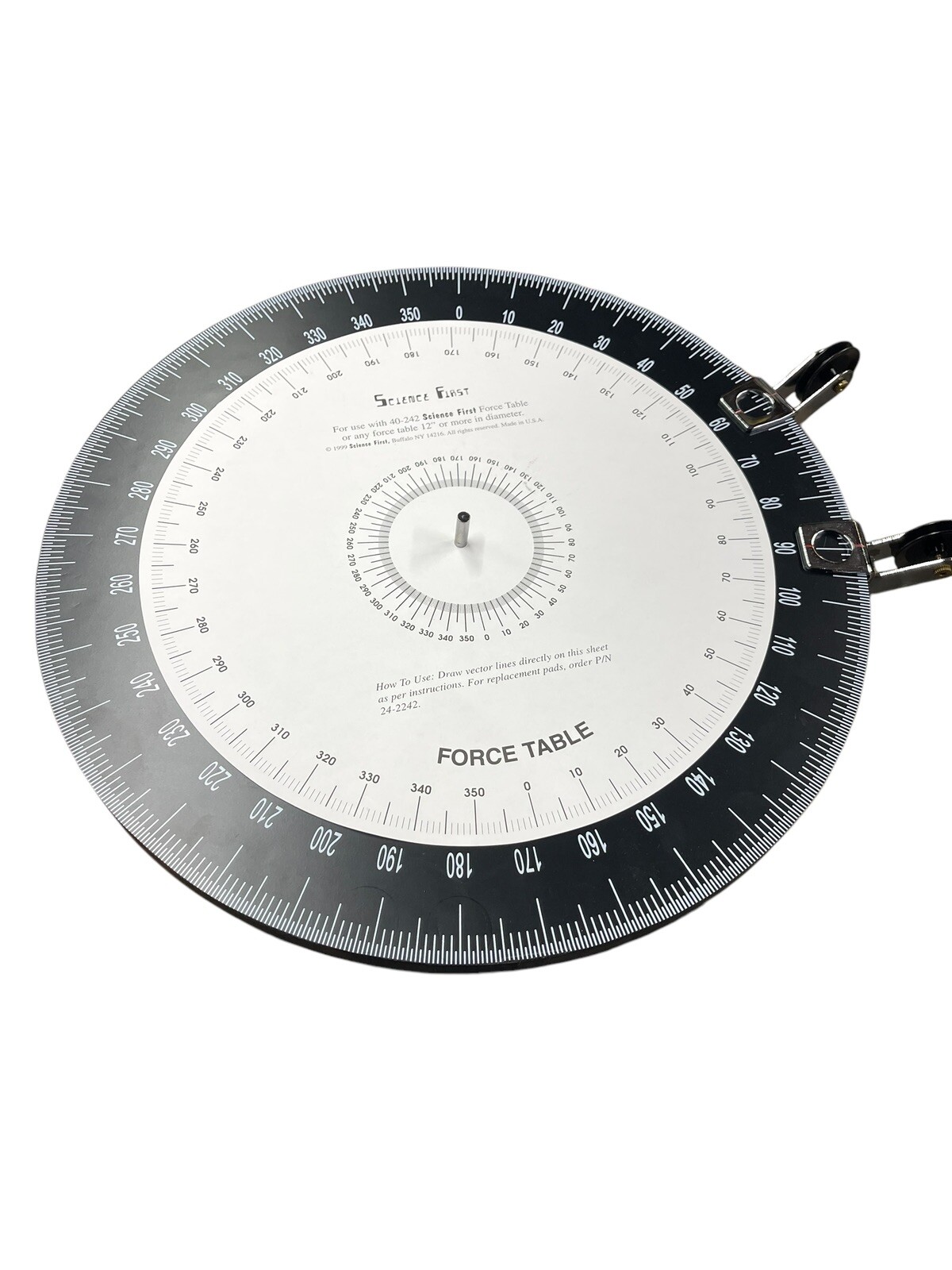 Standard Force Table 29 cm Diameter Excellent Condition Read Description