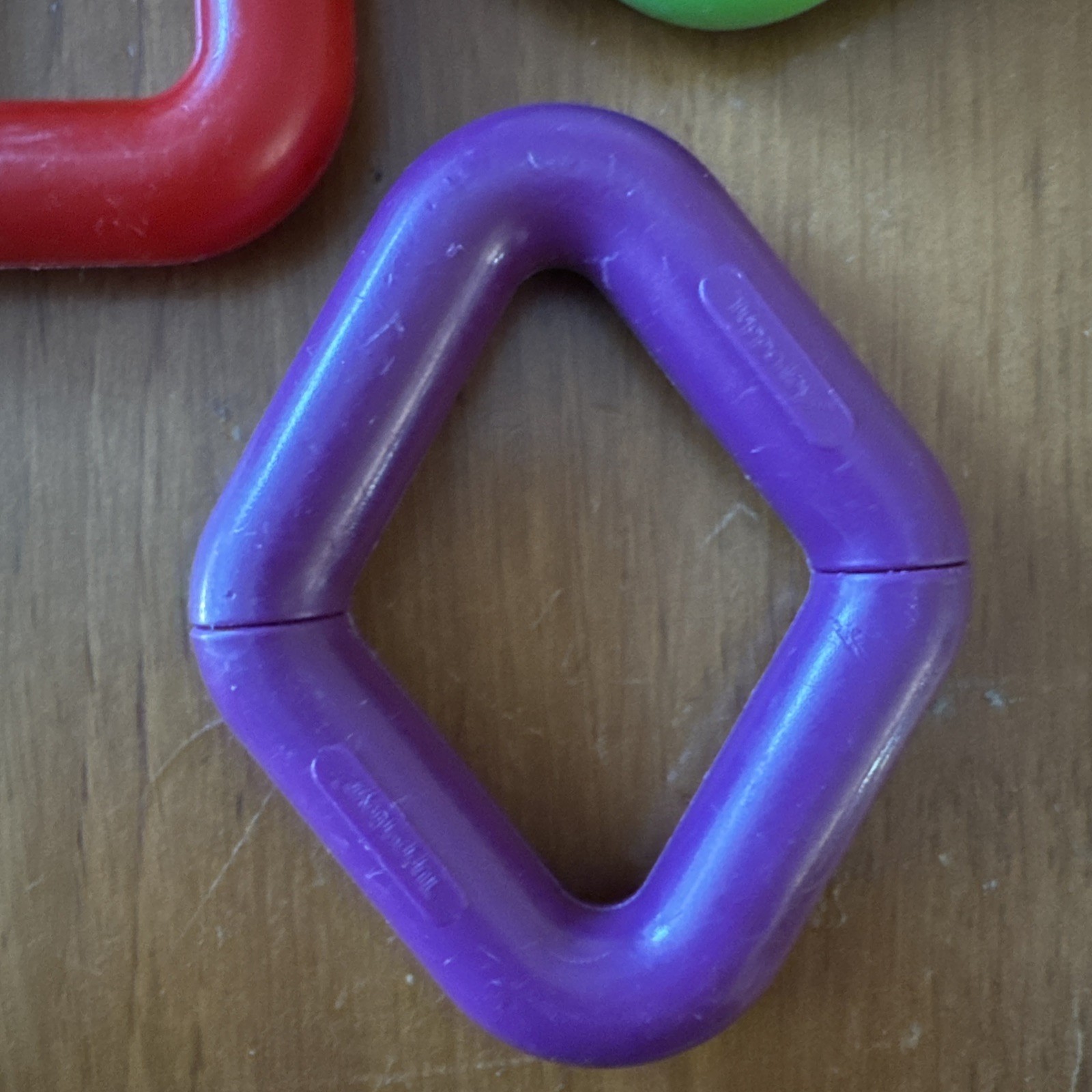 Vintage TUPPERWARE Tuppertoys LINK A LOT Links Shapes Linking Toy Chain Partial