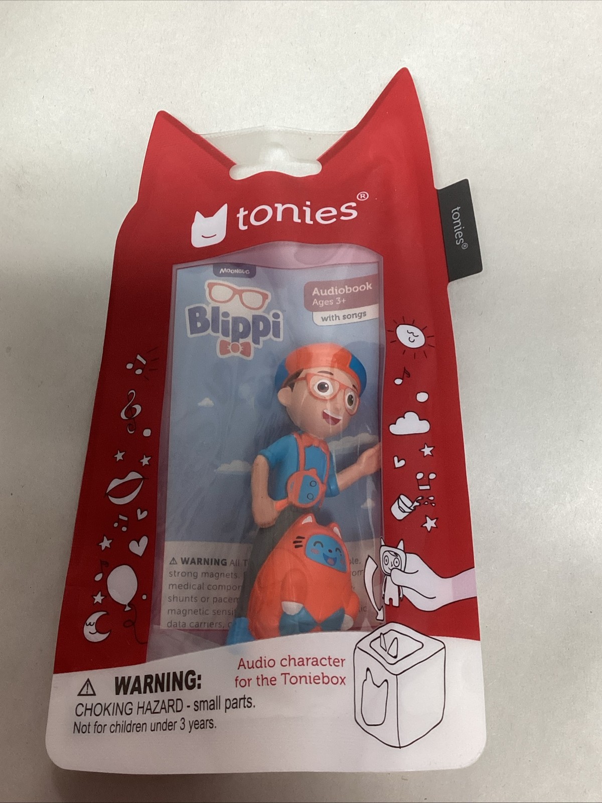Tonies – Blippi Tonie – Blippi Moonbug Audiobook Play Figurine for Toniebox NEW
