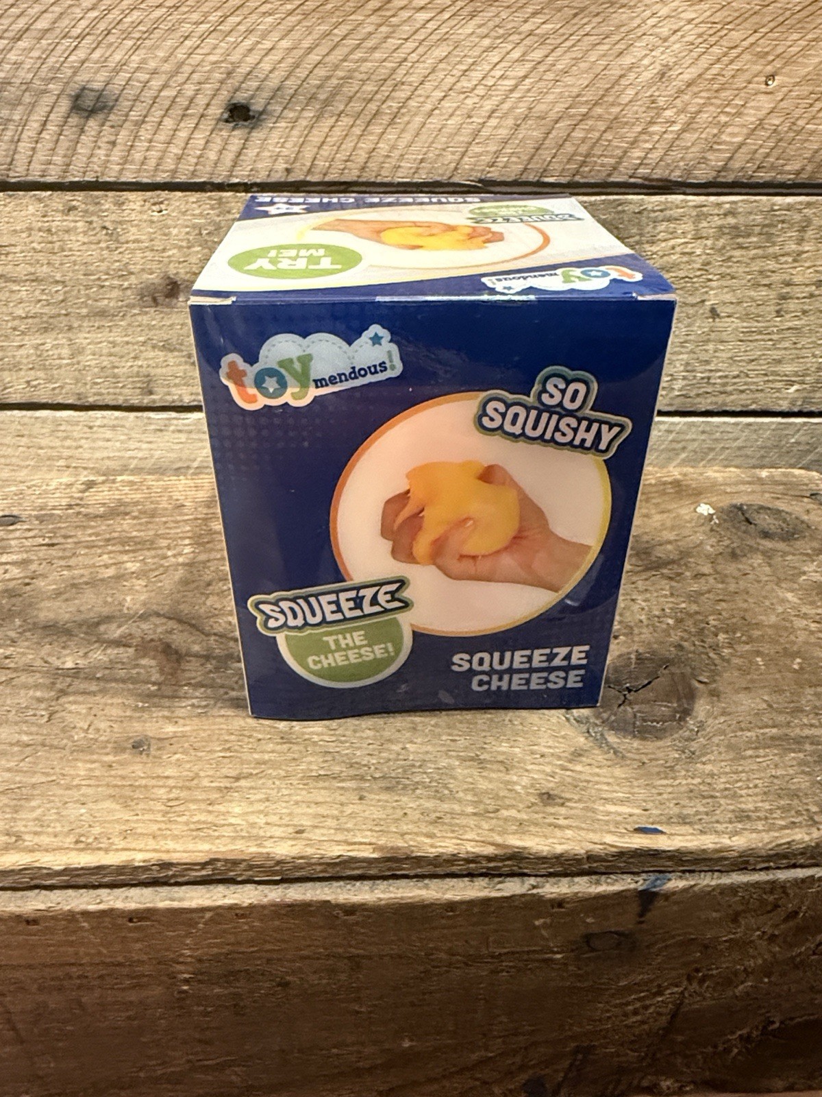Toymendous Squeeze Cheese Tactile Squishy Squeeze Toy Yellow Ages 4-11 2025