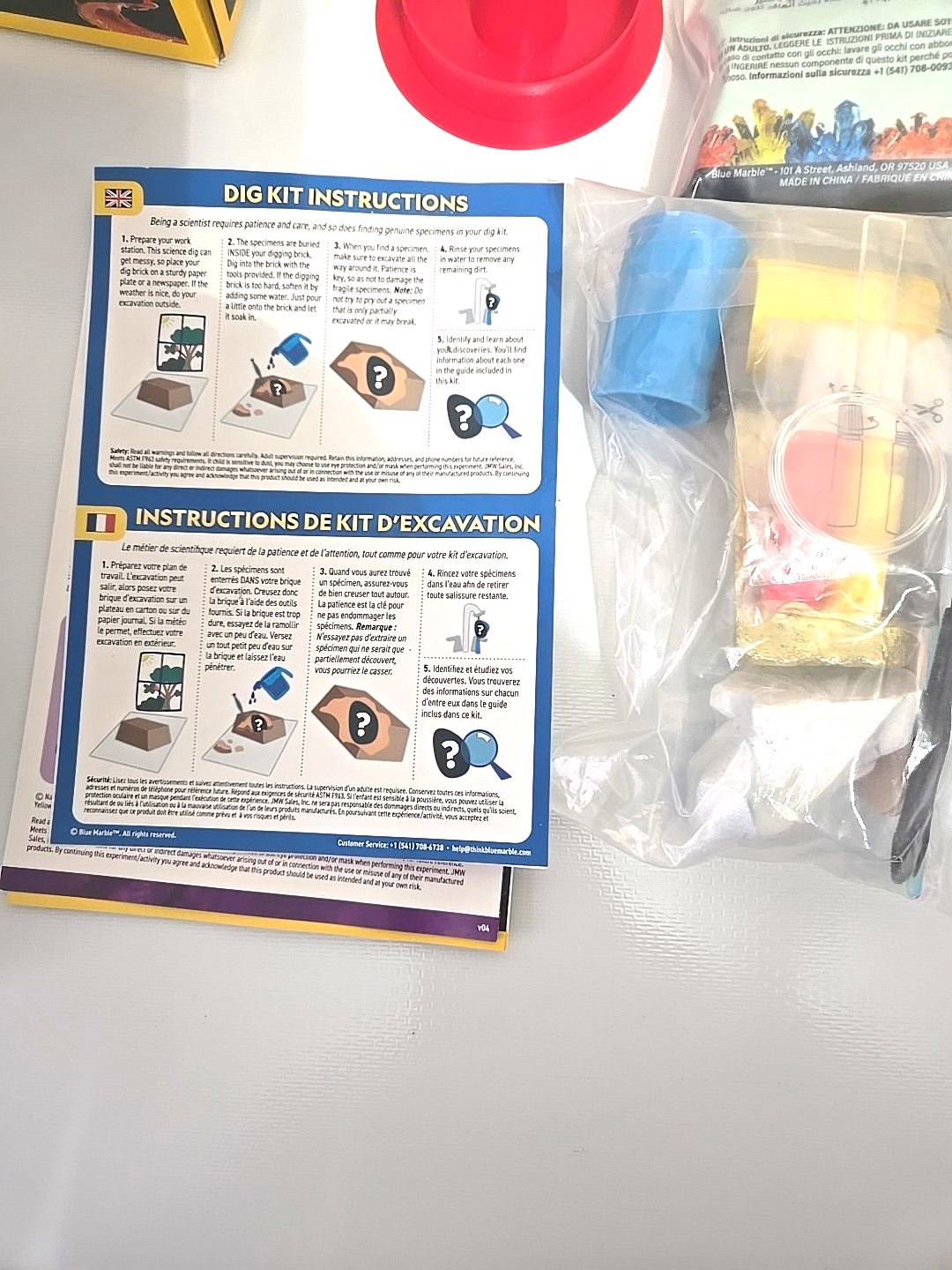 Nat Geo Mega Science Kit Crystals Volcano Gems Geology STEM Kids Educational NIB