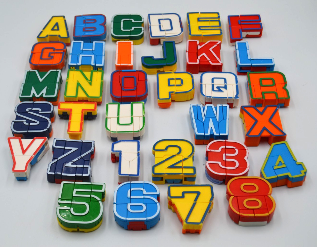 Alpha Bots Transforming Letters Numbers Robots Alphabet Vintage Learning