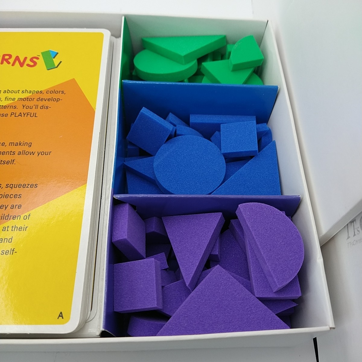 Vtg 1991 Discovery Toys Playful Patterns Design Shape Activity Game Complete