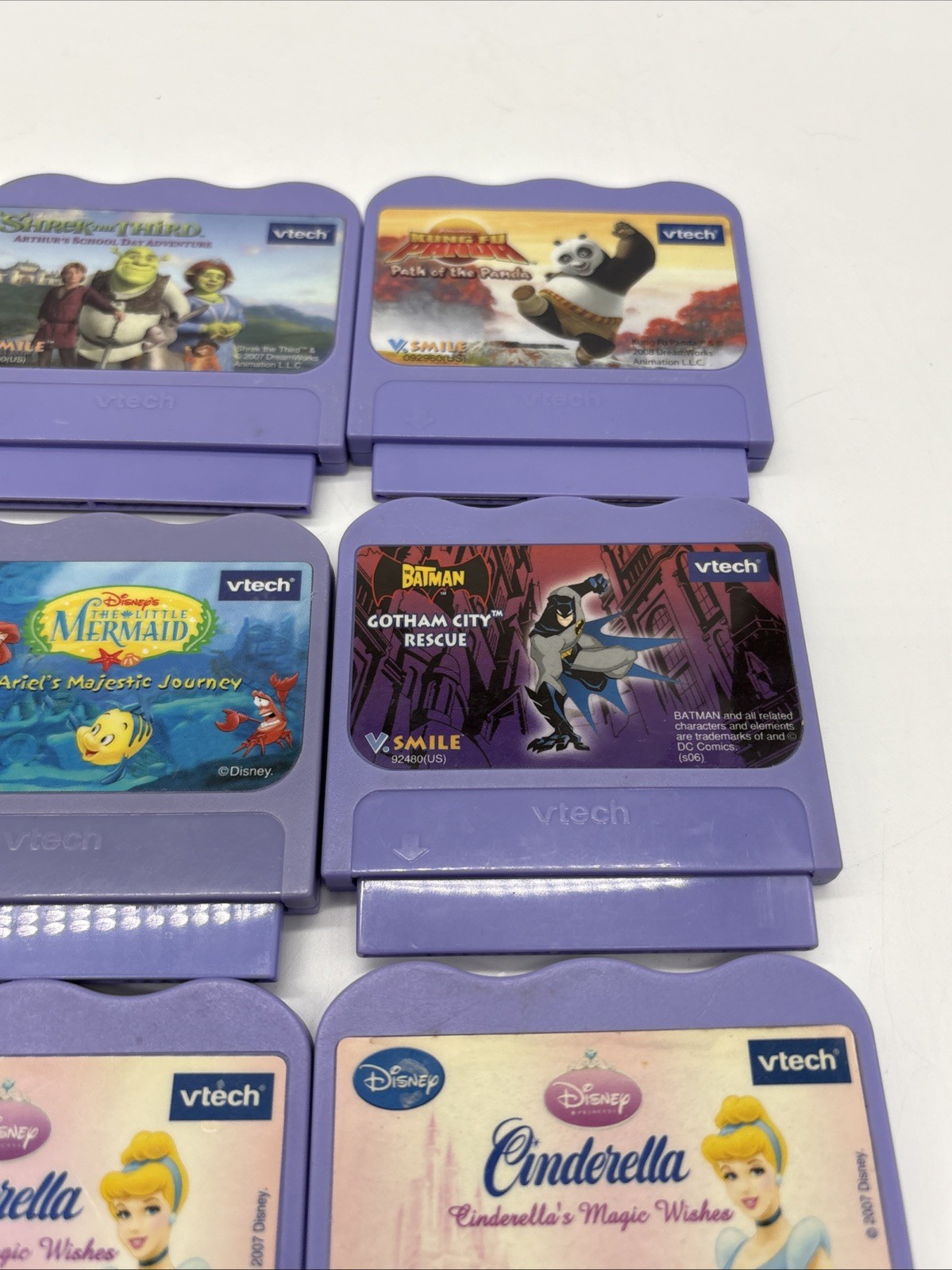 VTech VSmile Learning System 16 Game Lot – Disney Cars Shrek Dora Toy Story