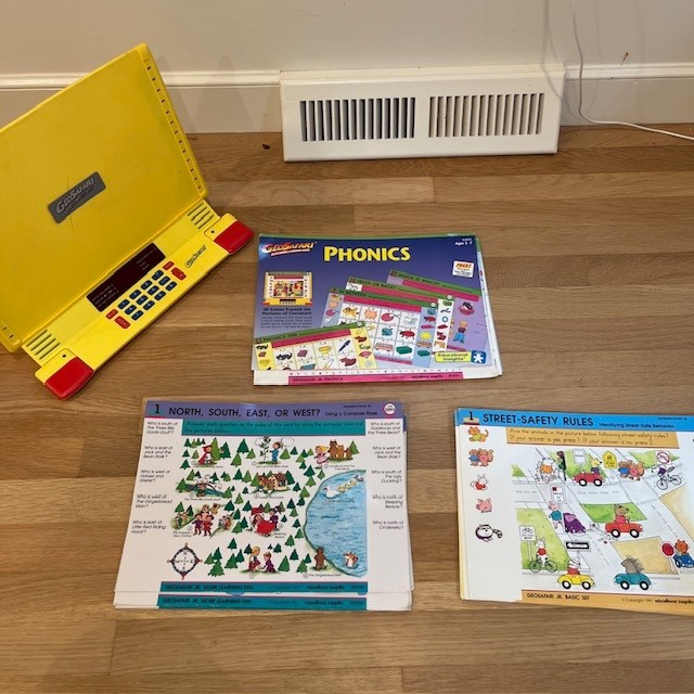 Vintage GeoSafari Educational Insights Model EI-8855 Learning System w/Cards