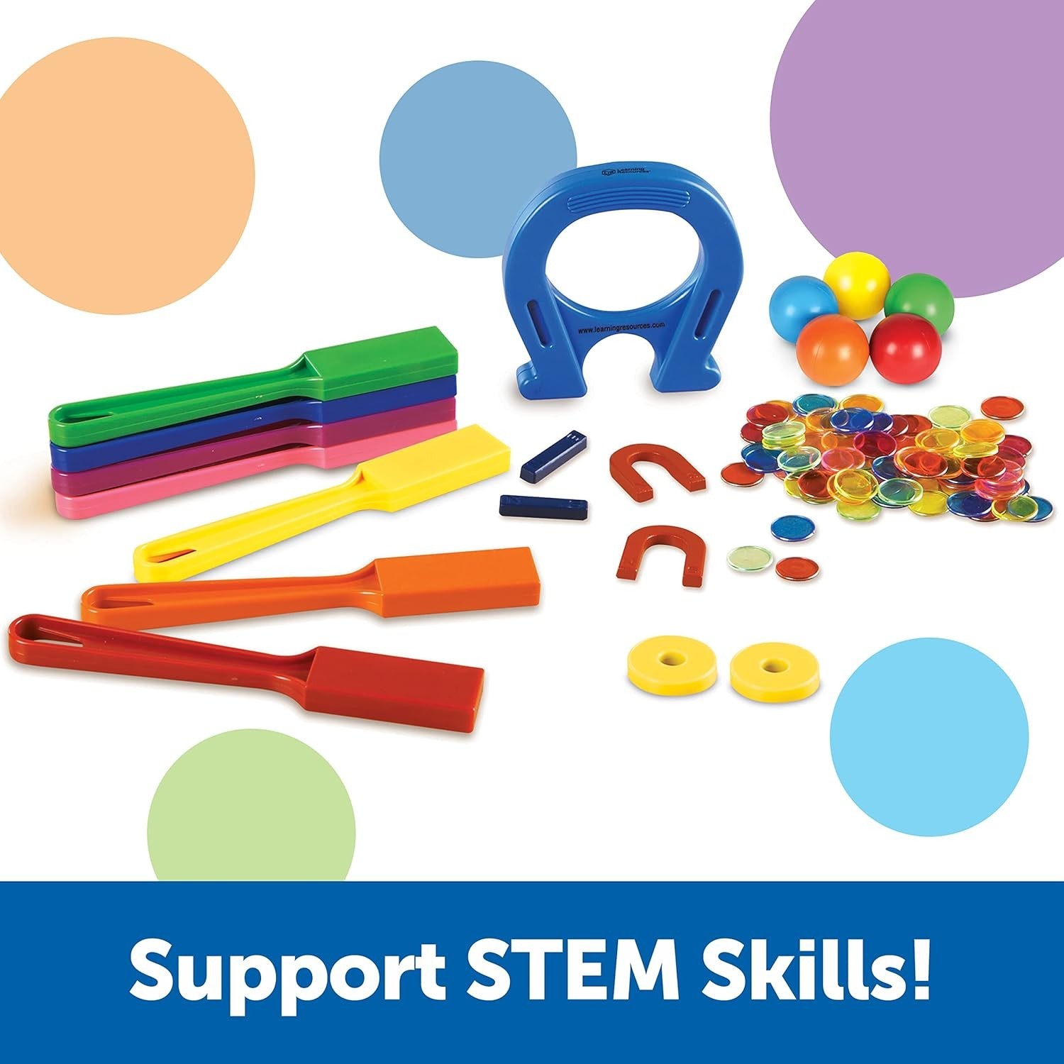 Hands-On Science Magnet Kit, 119 Pieces to Enhance Problem Solving Skills