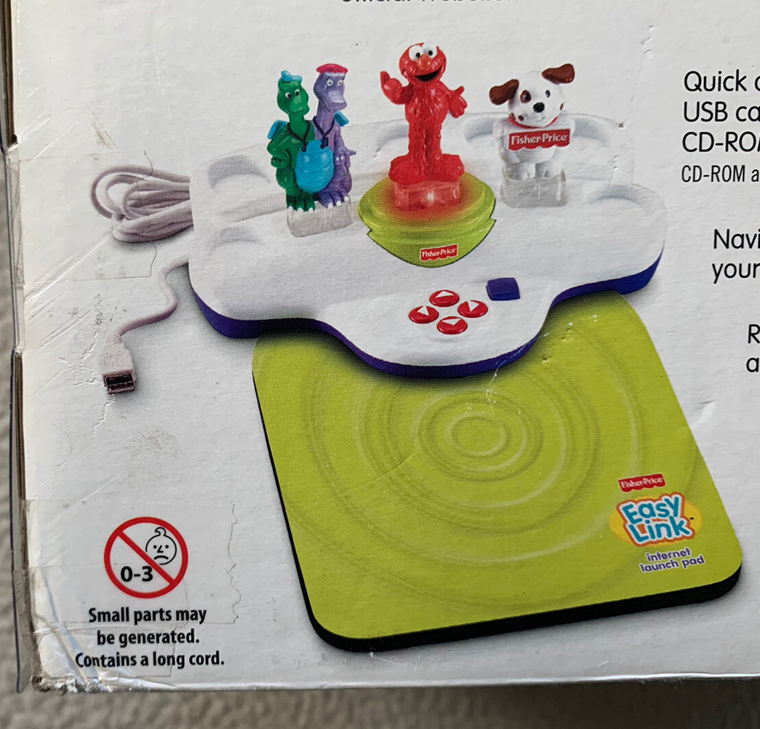 Fisher Price Easy Link Internet Launch Pad Elmo Sesame Street New 2007 Ages 3+